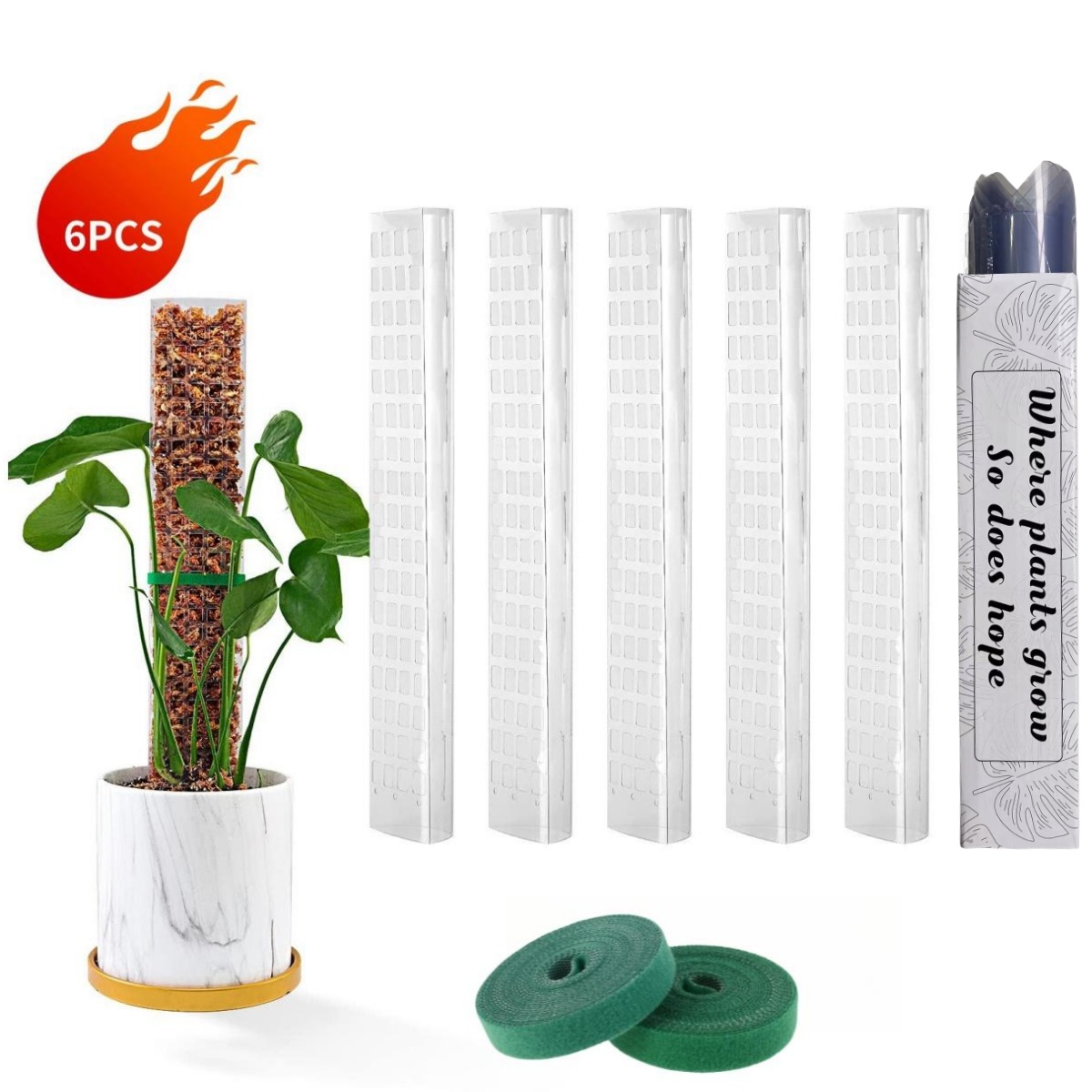 Moss Poles Plants Plant Suppor - Sphagnum Moss Dry recension och pris