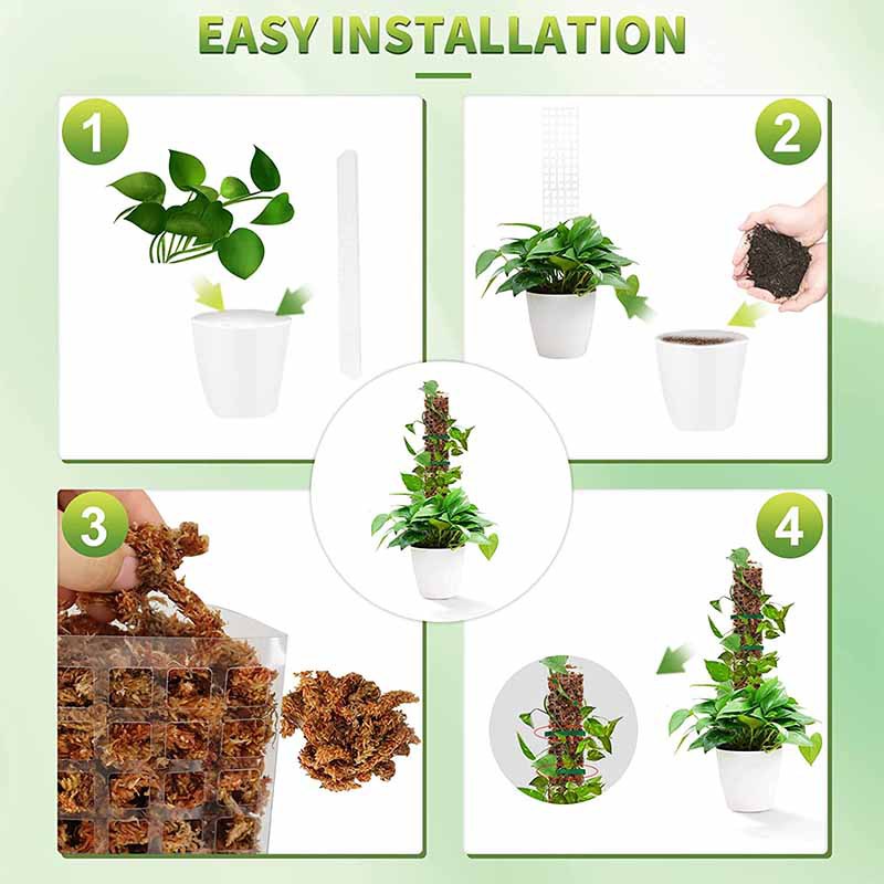 24/36/48Inch Climbing Plant Wa - Sphagnum Moss Dry recension och pris