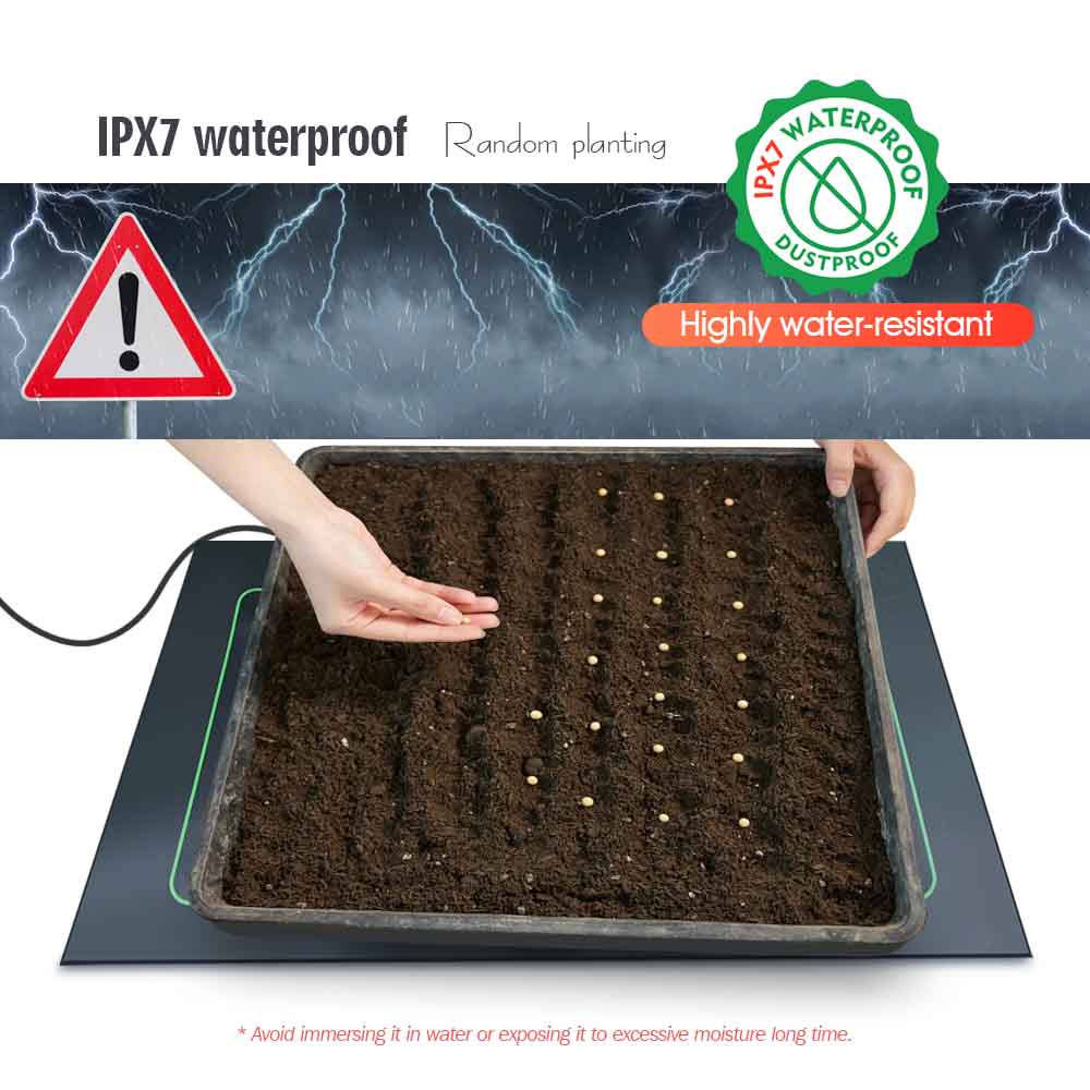 7-100W Plants Heating Pad with - Heat Mat Seedling recension och pris