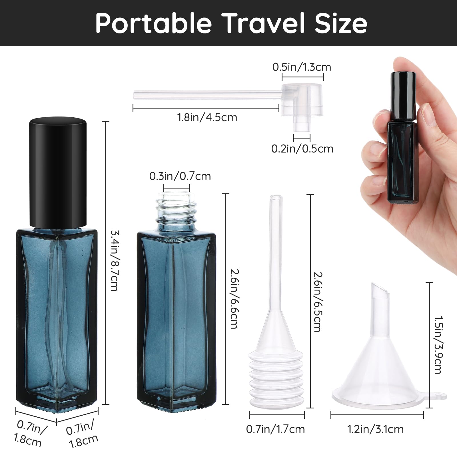 10pcs Perfume Bottle Spray Emp - Misting Bottle Fine recension och pris