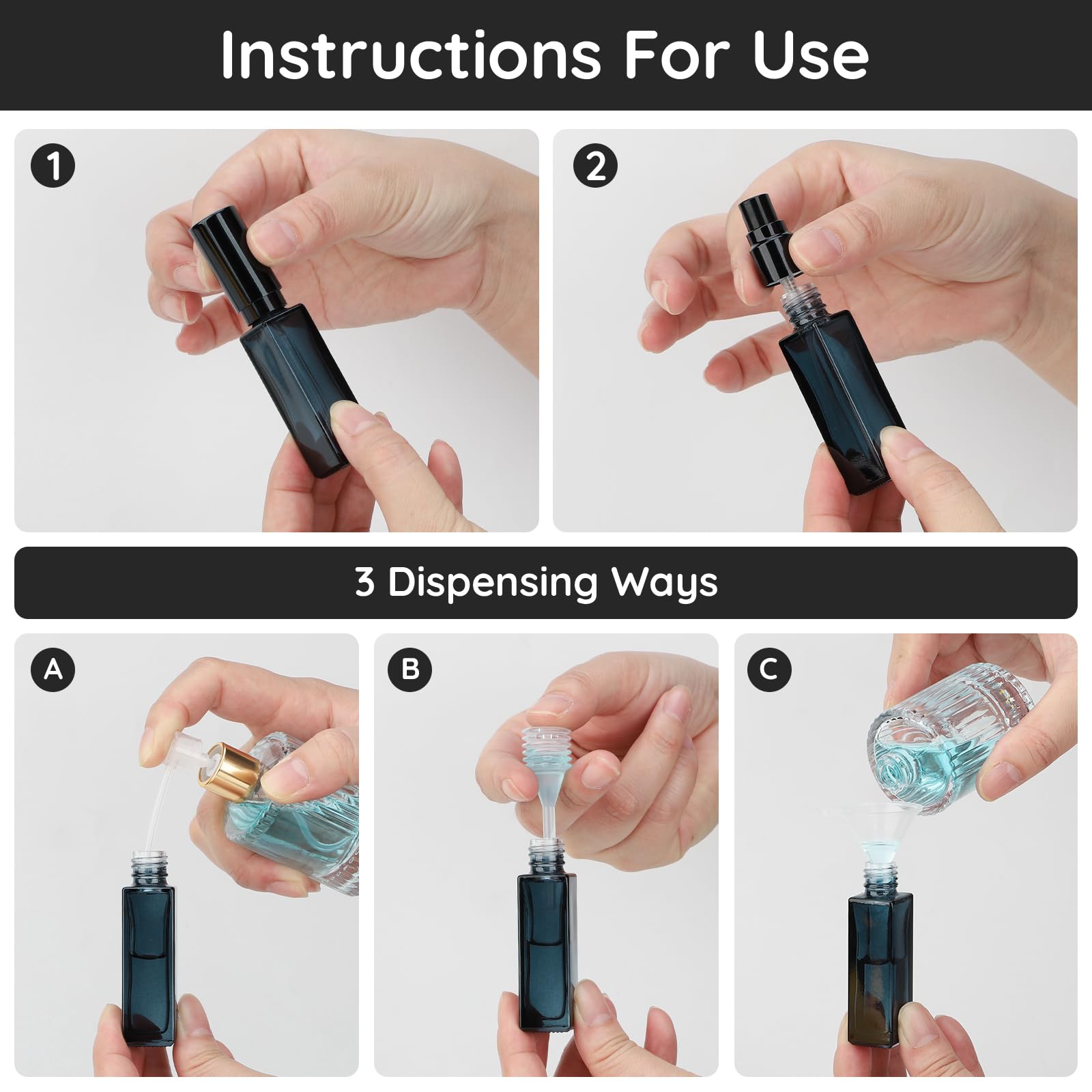 10pcs Perfume Bottle Spray Emp - Misting Bottle Fine recension och pris