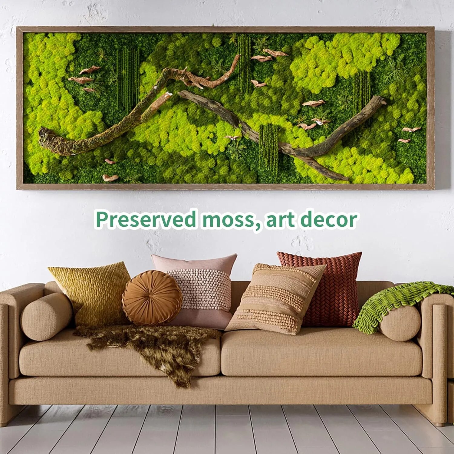 Artificial Green Plants Eterna - Sphagnum Moss Dry recension och pris