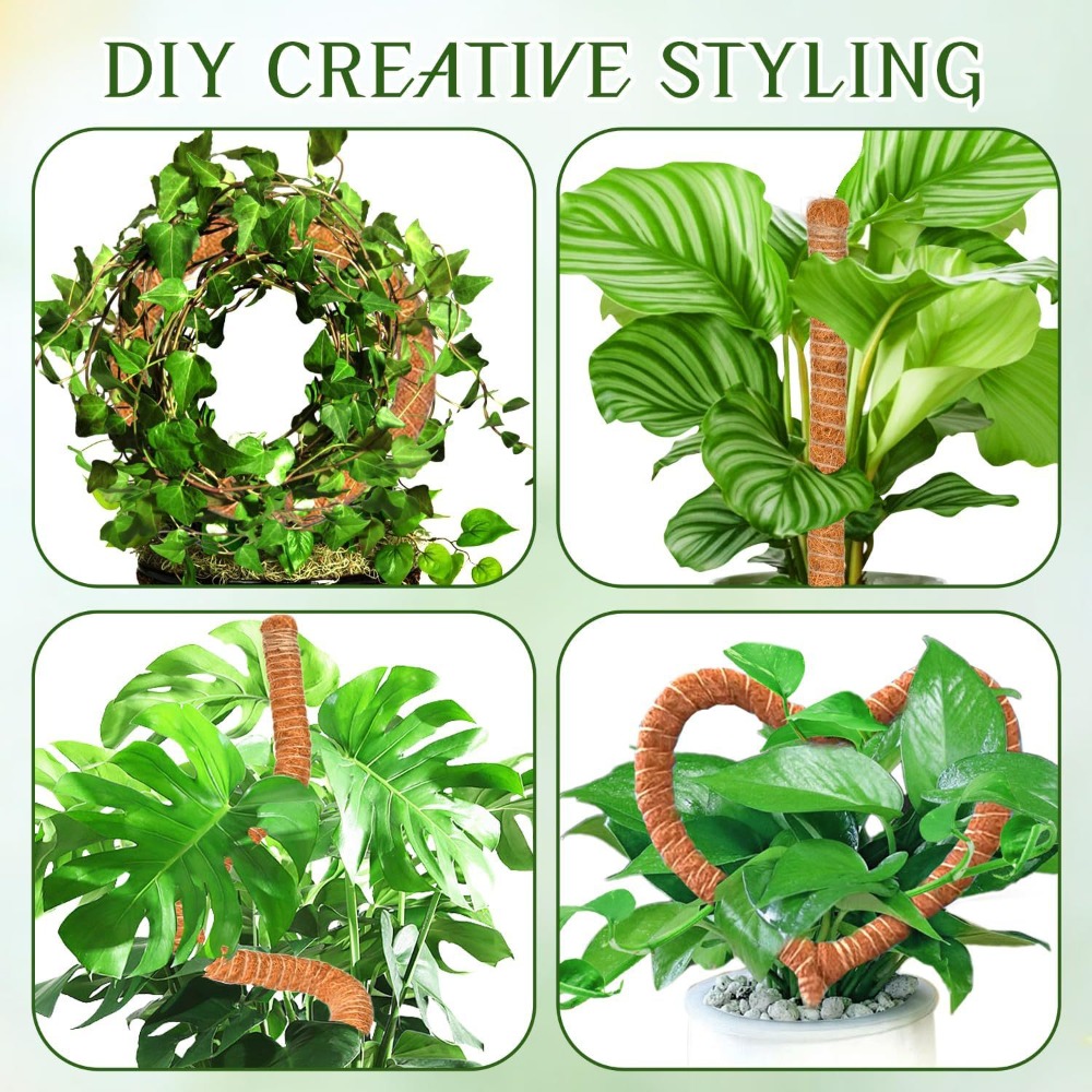 30-100cm Bendable Plants Climb - Sphagnum Moss Dry recension och pris
