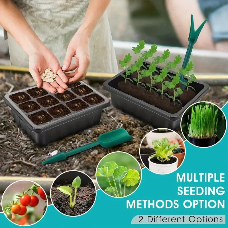 Seed starter tray with grow li - Humidity Dome Kit recension och pris