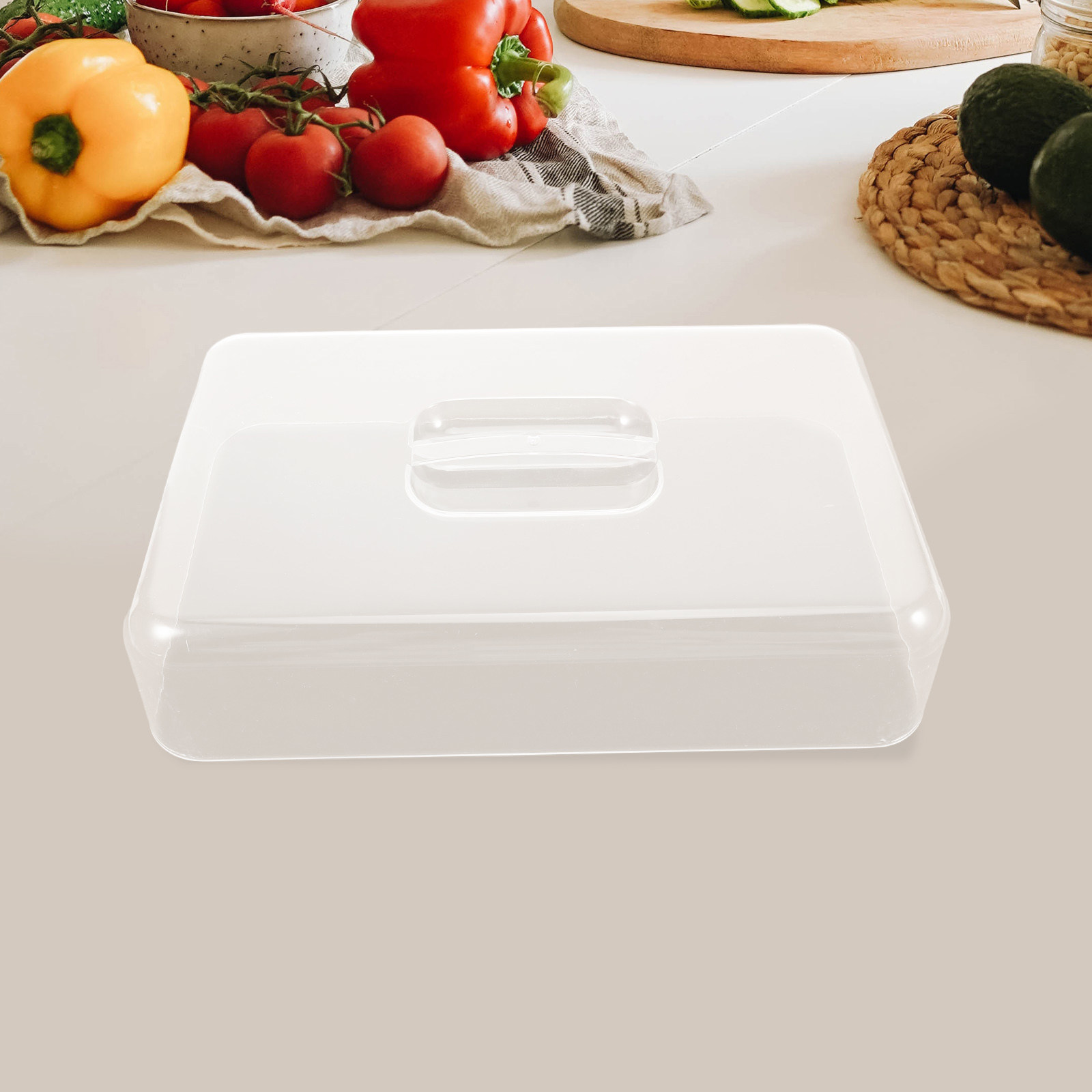 2Pcs Clear Acrylic Rectangular - Plastic Dome Clear recension och pris