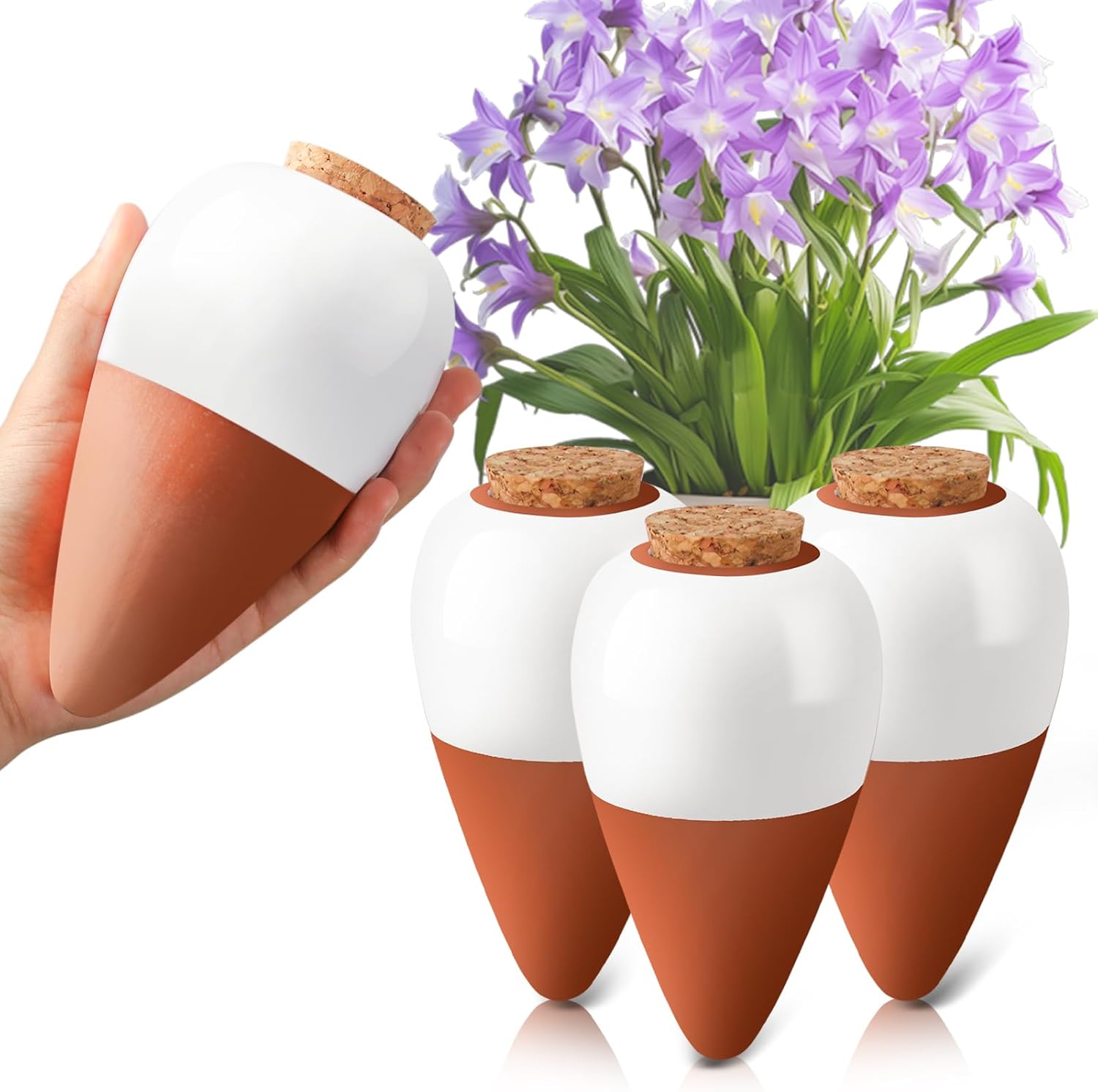 Terracotta Watering Spikes,Sel - Self Watering Insert recension och pris