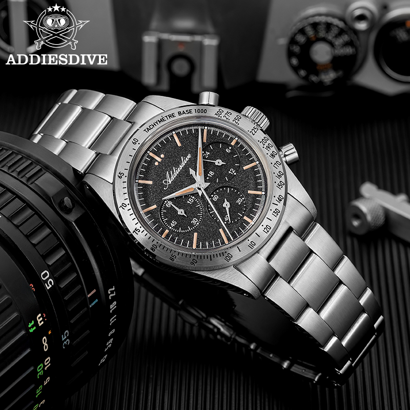 ADDIESDIVE 0S20 Chronograph Qu - Plastic Dome Clear recension och pris