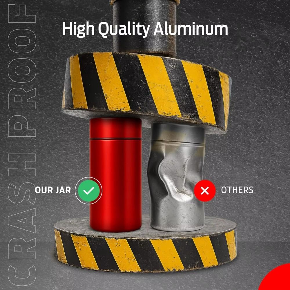 New Portable Aluminum Jar 50ml - Misting Bottle Fine recension och pris