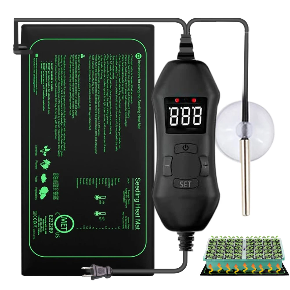 50W EU-US/UK/AU Adjustable The - Heat Mat Seedling recension och pris