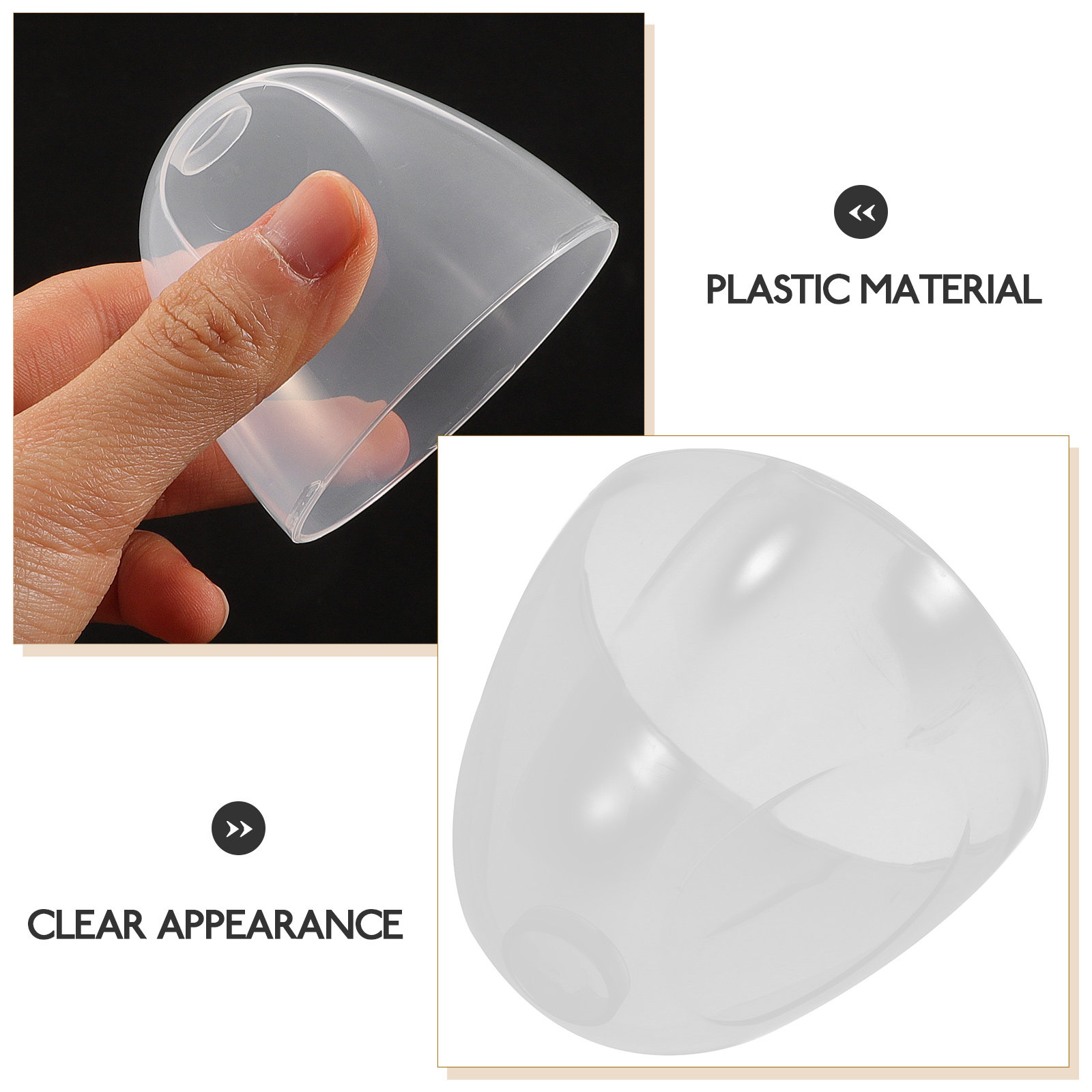 Replacement Plastic Baby Bottl - Plastic Dome Clear recension och pris