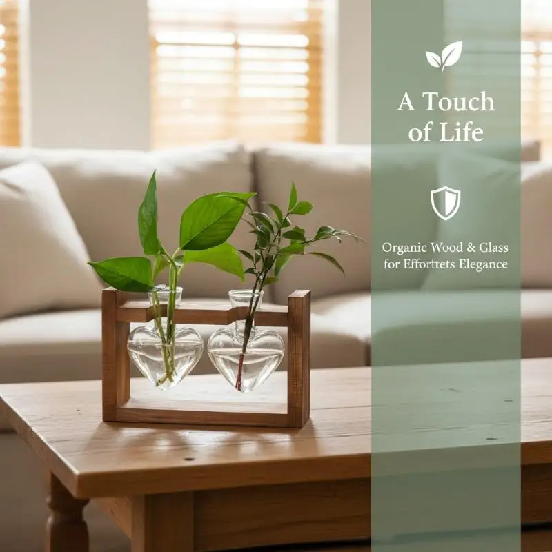 〔20E〕|Tabletop Glass Planter P - Propagation Station Vase recension och pris
