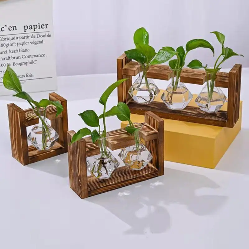 〔20E〕|Tabletop Glass Planter P - Propagation Station Vase recension och pris