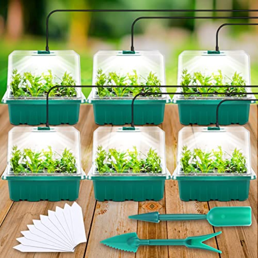 Seed Starter Tray with Light,  - Humidity Dome Kit recension och pris