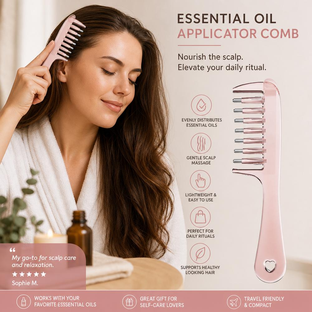 Hair Essential Oil Applicator  - Root Stimulator Liquid recension och pris